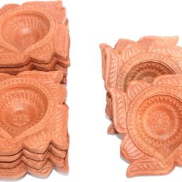 Earthenware (Pack of 11) Table Diya Set-image-75