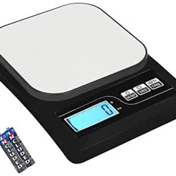 vyog 10Kg Counter Kitchen Weight Machine with Stainless Steel-Top for Shop, Home Weighing Scale-22