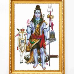 Lord SHIV Golden Photo Religious Frame-image-51