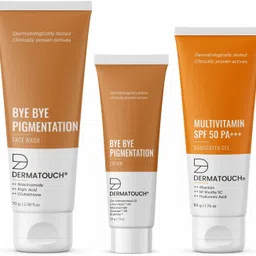dermatouch Bye Bye Pigmentation Kit | For Anti-pigmentation | For Dark Spot Reduction | For All Skin Types | For Both Men & Women-picture-46
