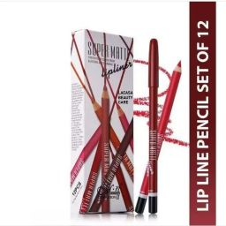 12-Color Lip Liner Pencil Set for Women & Girls Waterproof Long Lasting Matte-image-17