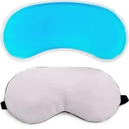 Eye Mask with Cooling Gel For Insomnia, Meditation, Night Deep Sleep, Dark Circles, Puffy Eye's, Dry Eyes And Eye Fatigue (Pack 2)-19