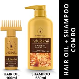 Bringha 100 Oil & Bringha 580 Ml shampoo | Reduces Hair Fall and Grows New Hair-image-25