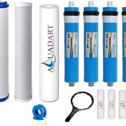 50 LPH Commercial RO Water Purifier Filter Replacement Service Kit With 4 Ro Membrane 100 Gpd Solid Filter Cartridge-image-2