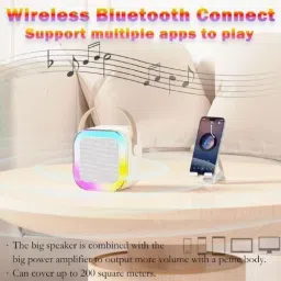 ENMORA K12 Speaker Bluetooth Wireless Speaker Multi Modes With RGB Lights CBK4 56 W Bluetooth Party Speaker-46