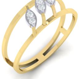 Diamtrendz Jewels R-YG-73 18kt Diamond Yellow Gold ring-image-1