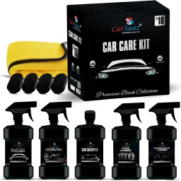 Premium Car Care Kit, Polish Kit (Combo Pack of 10) with foam applicator Combo-image-42
