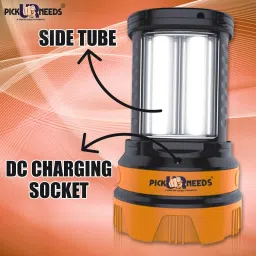 pick ur needs Dual Mode Chargeable Long Range Search Torch Light With 2 Tube Emergency Torch image 3