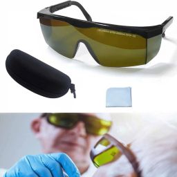 Infrared Light for Laser Engraving Safety Goggles with Adjustable Temples Laser Safety Glasses Eye Protection, OD 5+190nm-480nm & 750nm-2000nm Wavelength Power Tool Safety Goggle-image-38
