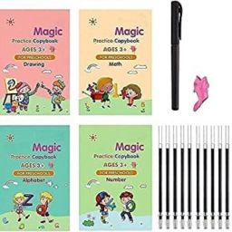 Sank Magic Practice Copybook Child kids Learning book Number Tracing Book-image-90