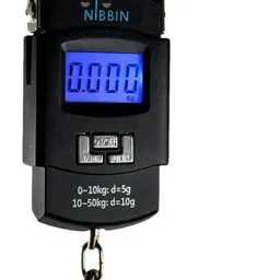 NIBBIN 50 Kg Portable Electronic Digital Hanging Luggage Scale With Tare, Data Lock Weighing Scale-10