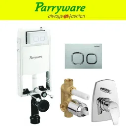 Half Frame Concealed Cistern, with divater body upper edge set of 1 pic 292 Dual Flush Tank-picture-19