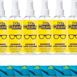 MCP Lens Cleaner Spray (100ml)Pack of 8 + 8 Microfiber Cloths Lens Cleaner-7