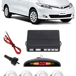 GS590 Silver Car Reverse Parking Sensor with LED Display 4 Sensor G590 Parking Sensor-image-93