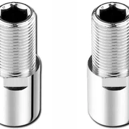 Premium Quality Full Brass CP Extension Nipple 3 Inch, Chrome Finish, Pack of 2 Faucet Nozzle-image-94