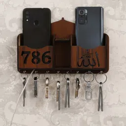 DESIGNER AND DURABLE KEY HANGER Wood Key Holder-image-12