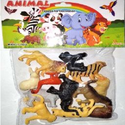 Realistic and Detailed Small Size Wild & Farm Animal Figure Pack of 12-image-77