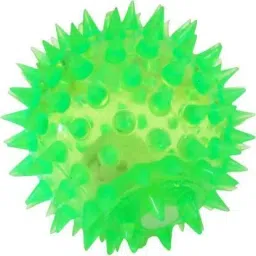 Ball with LED flash light & Sound (green & blue) pack of-2- 5 cm-10