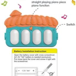 Baby Gym with Cushion Mat and Developmental Toys for Infants-picture-36