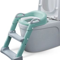 Aura Western Toilet Potty Seat for Kids, Baby Potty Training Seat with Ladder Potty Seat-image-48