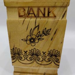 Wooden Money Bank / square Shape Money Bank Cash Box-picture-39