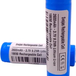 Rechargeable Cell 2600mah | 18650 lithium rechargeable battery 3.7VBattery-83