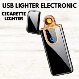 USB Cigarette Lighter for Smoking Windproof Slim Lighter with Fingerprint F200 USB Cigarette Lighter for Smoking Windproof Slim Lighter with Fingerprint F200 Pocket Lighter-8