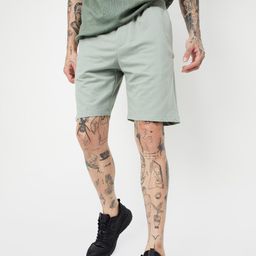 max Solid Men Green Basic Shorts-picture-5