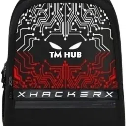 Medium 28 L Laptop Backpack Hacker Edition Bag with 2 Secret Pockets Litres Large Size Laptop Backpack,-picture-1