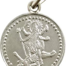 Shri Maha Kali Yantra Pendant In Pure Silver (6 Grams) (1 Pc) Silver Silver Pendant-image-56
