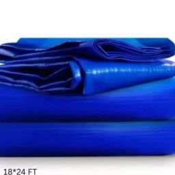 18FT * 24FT 125 GSM Tarpaulin Tent Tent-For Truck body, Car, Bike, Grain Covers Tent - For Camping, Construction Sites, Transportation Covers, Temporary Shelters-11