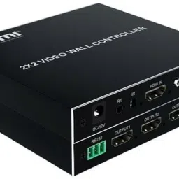 microware 2x2 Video Wall Controller 1 HDMI/DVI Input 4 HDMI Output with RS232 Control 32 inch Blu-ray Player-15