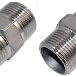Premium Quality Brass Hex Nipple 1 INCH, Pack of 2 (Screw On) Bidet Nozzle-image-37