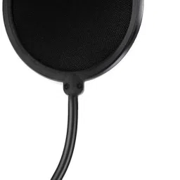 Professional Microphone Pop Filter Shield for Blue Yeti and Any Other Microphone Dual Layered Wind Pop Screen 360° Gooseneck for Vocal Recording Broadcasting-image-2