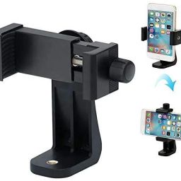 TECHNUV 360° Degree Cell Phone Holder & Adjustable Clamp Phone Tripod Support Upto 1000g Mobile Holder-27