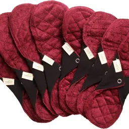 Reusable Sanitary Menstrual Cloth Pad Menstrual Hygiene Kit ( Pack of 8 ) (4 Regular Pads + 4 Maxi Pads + Travel Pouch) Sanitary Pad-image-13