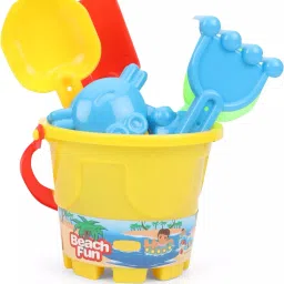 sunny Multi color 7 pcs Yellow Beach set image 3