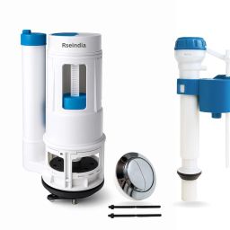 8 Inch Master Flush Kit with High Pressure Valve Dual Flush Tank-image-59