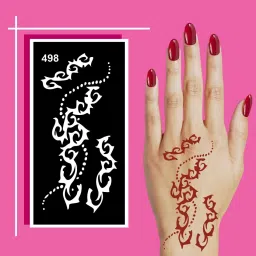 Beautiful Henna Stencil Templates for Instant Application For Kids-21