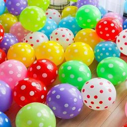 Printed Toy Balloons Polka Dot Balloon-26
