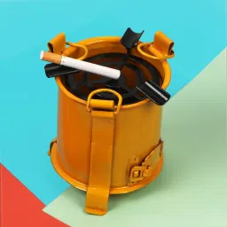 Yellow Aluminium Ashtray-22