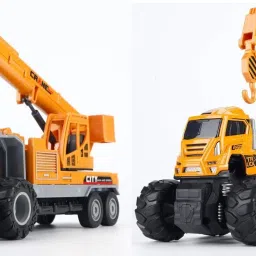 pack of 2 push and pull along crane toys for boys-15