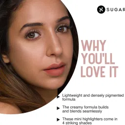 sugar cosmetics Contour De Force Mini Lightweight Highlighter image 4