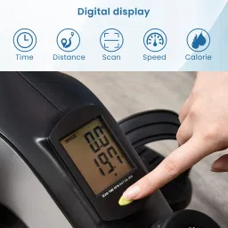 agaro Elegant Under Desk Elliptical Machine Leg & Hand Mini Exerciser While Sitting Mini Pedal Exerciser Cycle image 3