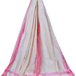 Khadi Cotton Solid Beige Women Dupatta-image-46