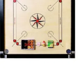 Glossy full size 32In,Carrom Board With 24 Coin,1 Striker,1 Powder 1.5 Inches 82 cm Carrom Board-image-46