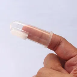 Baby Silicone Finger Toothbrush, Baby Finger Tooth Brush with storage Box-- Extra Soft Toothbrush-image-86