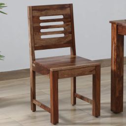 woodsworth from pepperfry Marin Sheesham Wood Dining Chairs in Scratch Resistant Rustic Teak Finish (Set Of 2)-picture-44