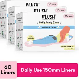 plush Daily Cotton Pantyliner -150mm | 1mm Thin & Rash Free Pantyliner (Pack of 60) Pantyliner-picture-10