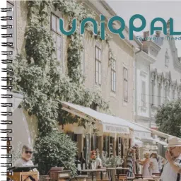 uniqpal Set of 3 A4 Notebook UNRULED 200 Pages image 2